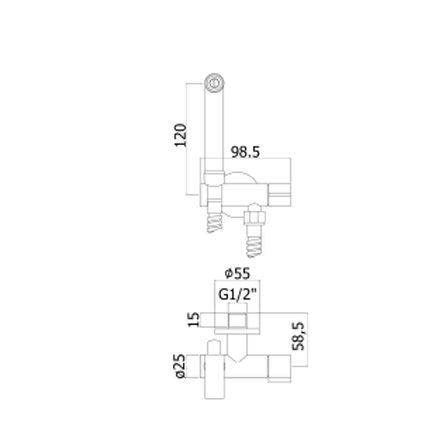  Set bidet incasso tondo Paffoni Tweet Plus con rubinetto solo acqua fredda by CeramicStore | Lo specialista del tuo bagno