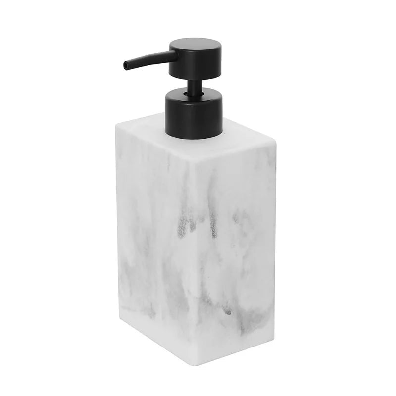 Set accessori bagno BathCore serie Marble - Effetto marmo bianco 4