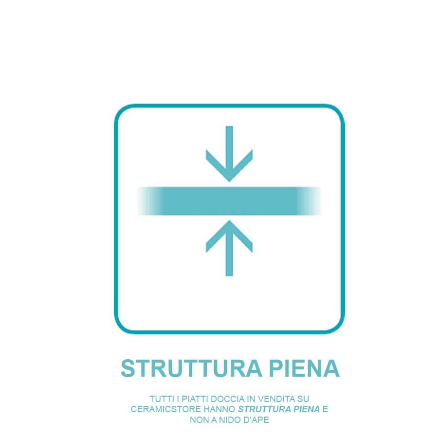  Piatto doccia rettangolare cm 80x120 in tecnopolimero strutturale Mr Plate by CeramicStore | Lo specialista del tuo bagno