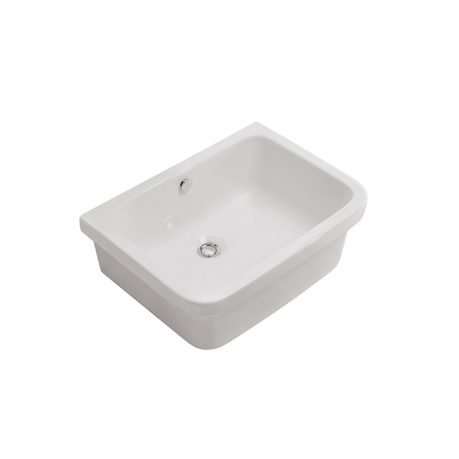 Pilozzo sospeso bianco 44x36 serie Iris di Ceramica Globo con foro troppopieno by CeramicStore | Lo specialista del tuo bagno