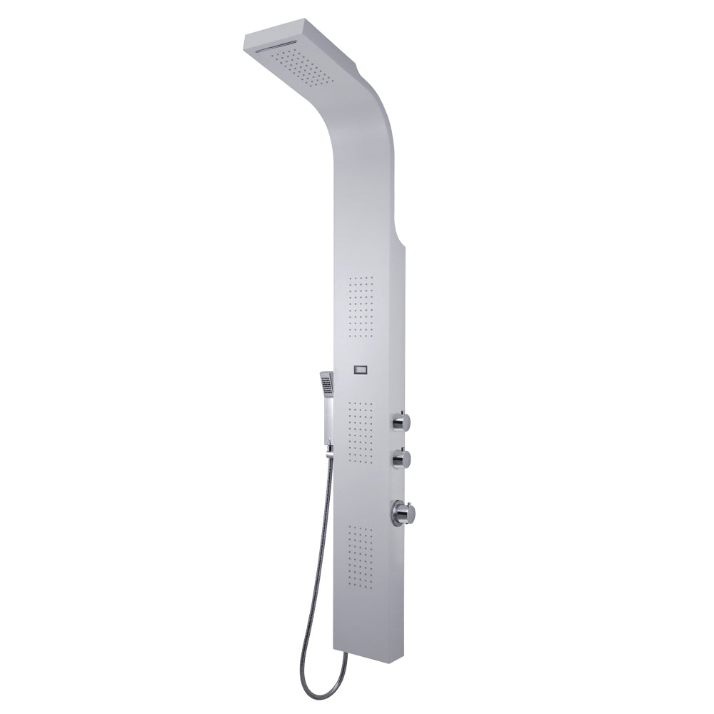 Pannello doccia multifunzione con miscelatore termostatico da cm 167 modello SPA 00 - Bianco by CeramicStore | Lo specialista del tuo bagno