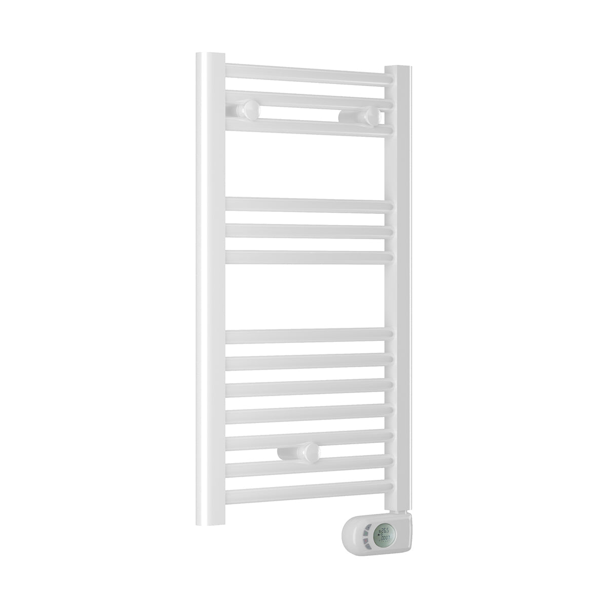 Termoarredo elettrico con termostato digitale Lazzarini Cortina EVO 720X400 Bianco by CeramicStore | Lo specialista del tuo bagno