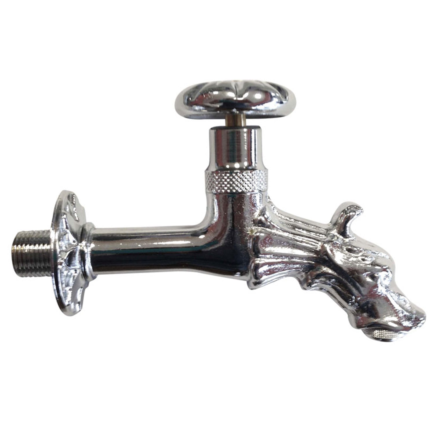 Rubinetto per esterni in ottone cromato con attacco 1/2" a forma animale by CeramicStore | Lo specialista del tuo bagno