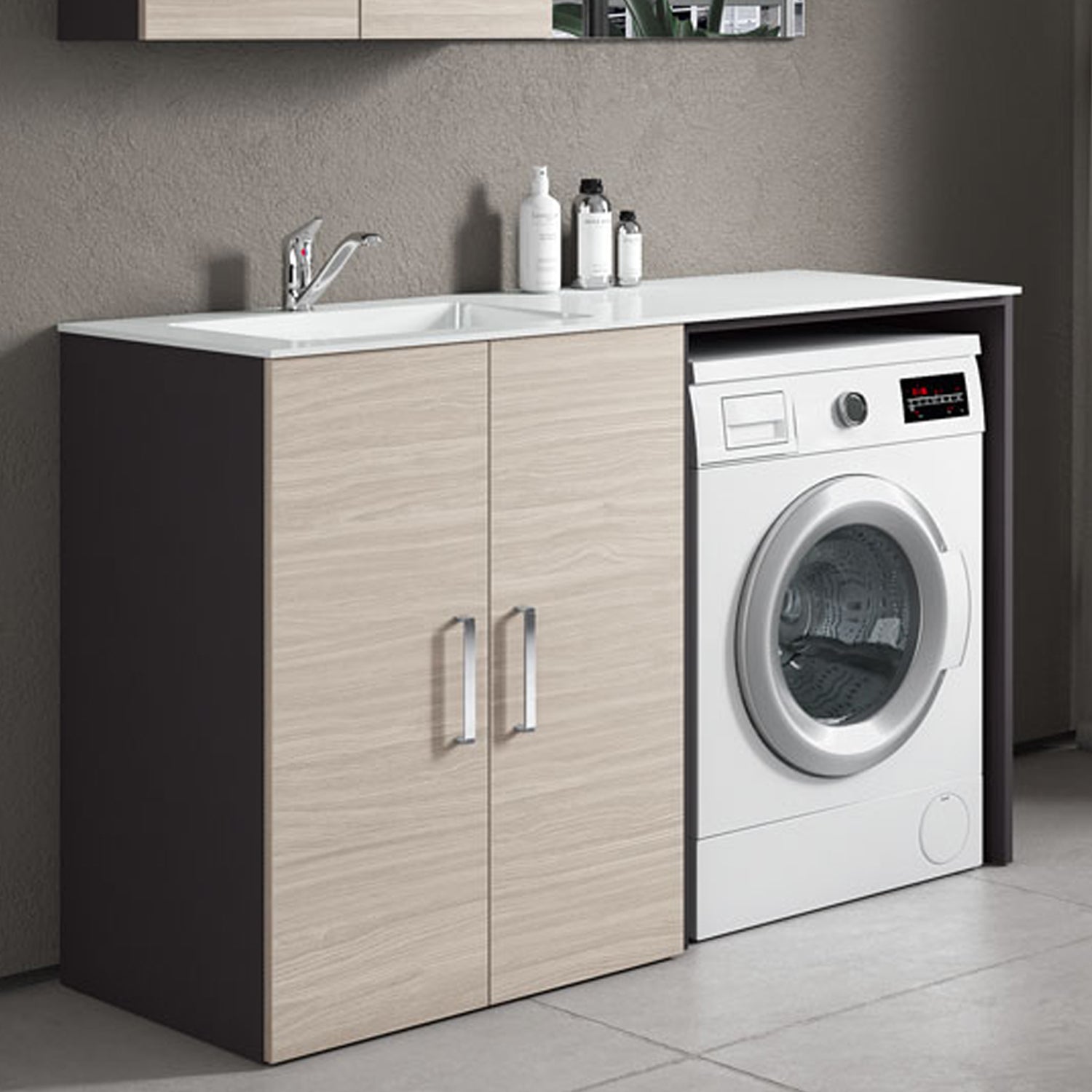  modulo lavatrice e pensile - Olmo Rousseau by CeramicStore | Lo specialista del tuo bagno