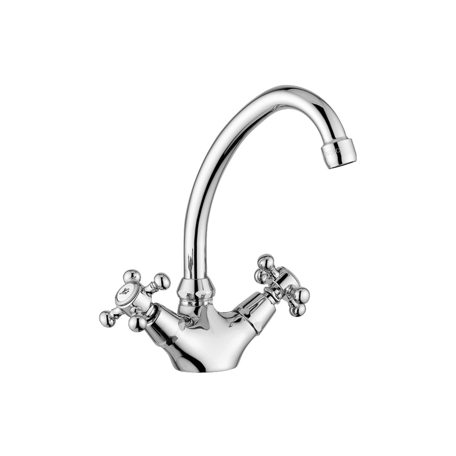 Monoforo lavabo con canna orientabile Paffoni serie Viola - Cromato by CeramicStore | Lo specialista del tuo bagno