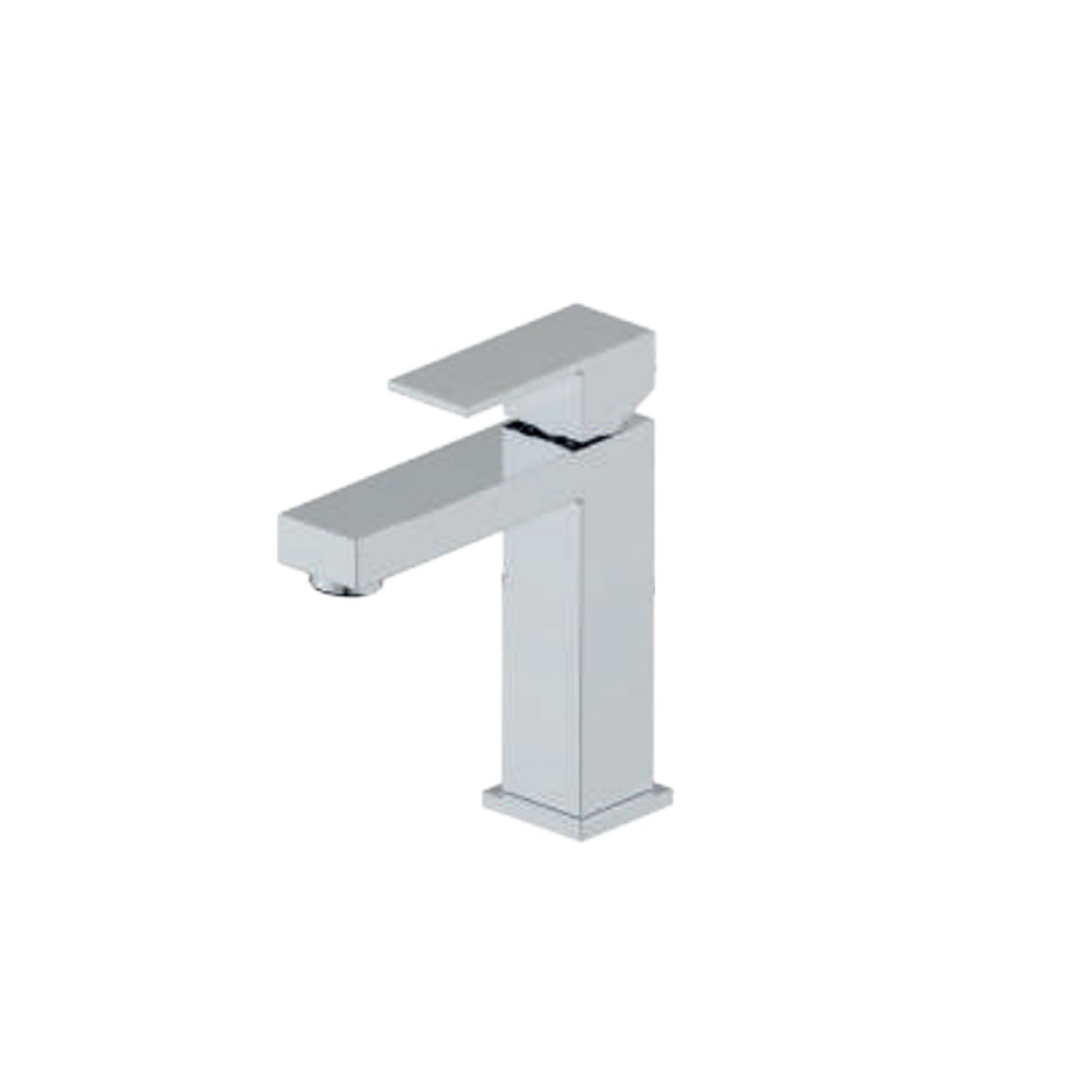 Miscelatore monocomando lavabo con scarico RubiFlux serie Rose - Cromo by CeramicStore | Lo specialista del tuo bagno