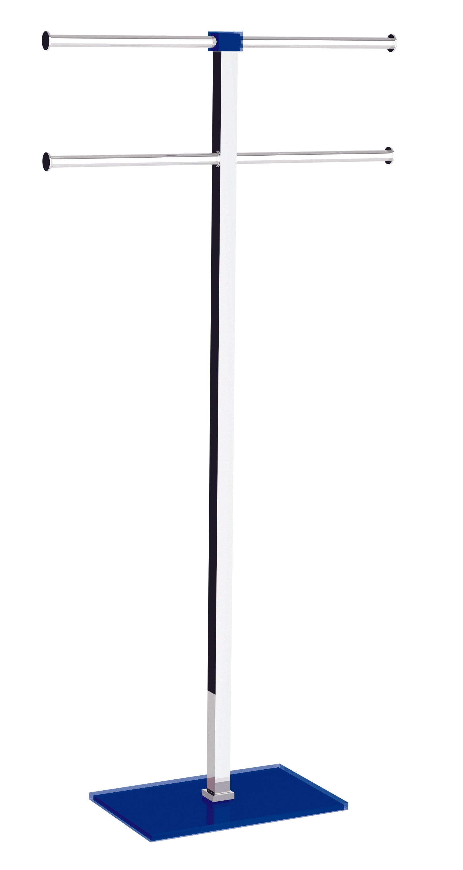 Piantana porta asciugamani in Acciaio Inox Gedy di Rainbow - Blu