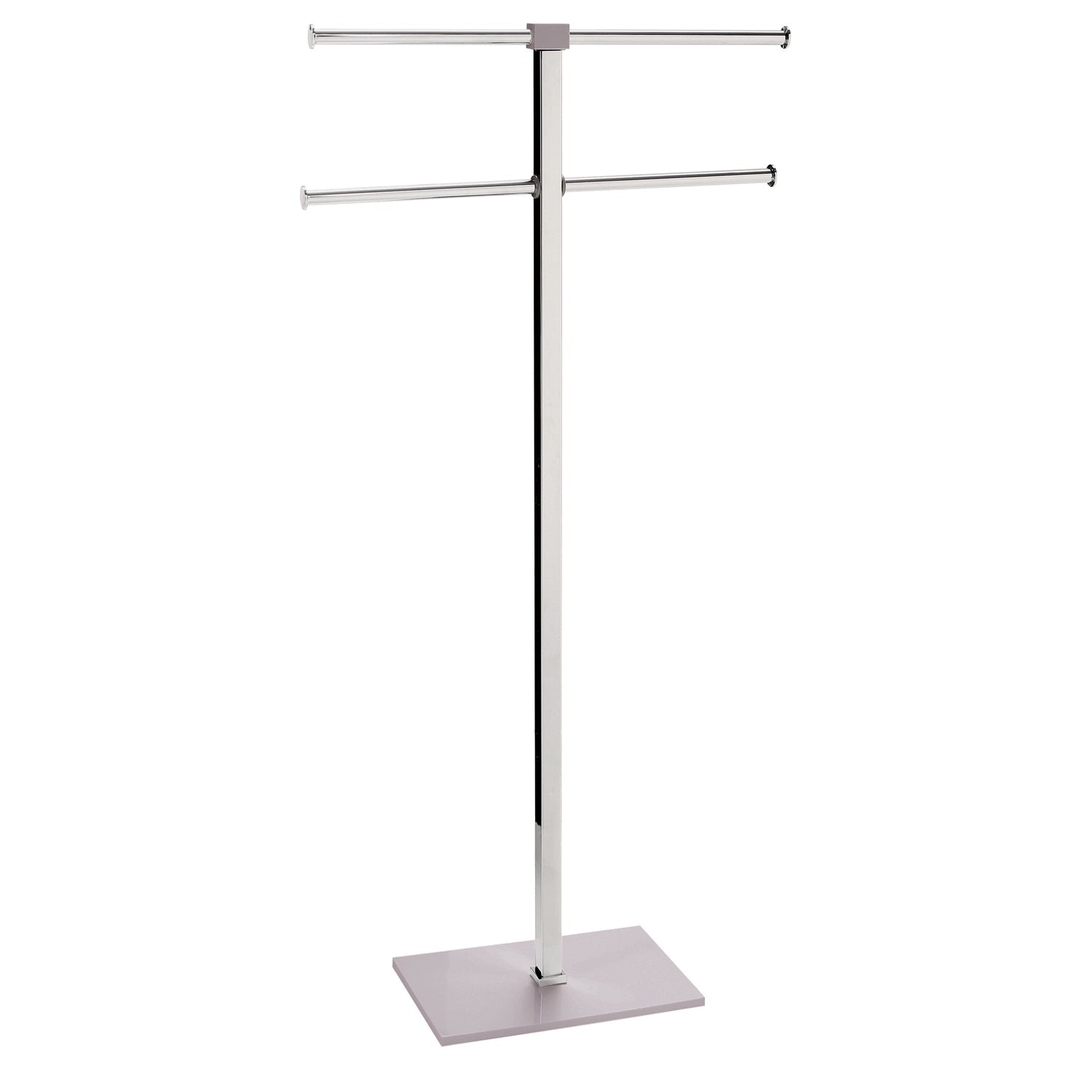 Piantana porta asciugamani in Acciaio Inox Gedy di Rainbow - Tortora chiaro