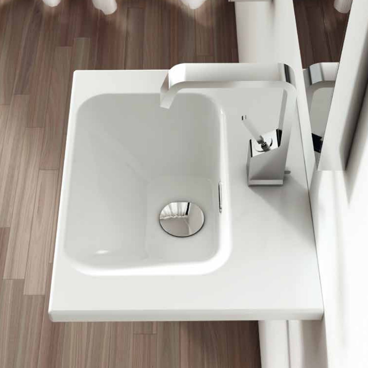  Lavabo Sospeso o da Incasso Domus Falerii modello F50 80x39 cm by CeramicStore | Lo specialista del tuo bagno