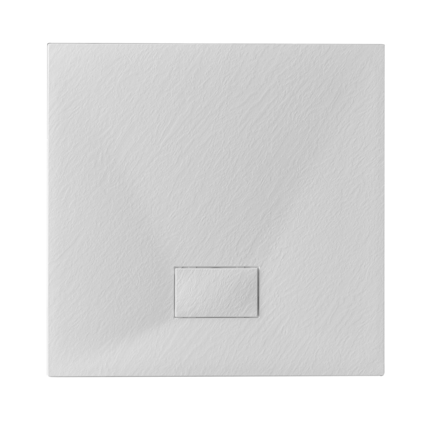Piatto doccia Stone Essence Slim quadrato 80x80 cm - Bianco