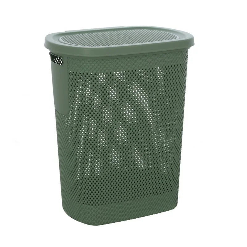 Portabiancheria in plastica 58 Lt Bathcore modello Livia - Verde