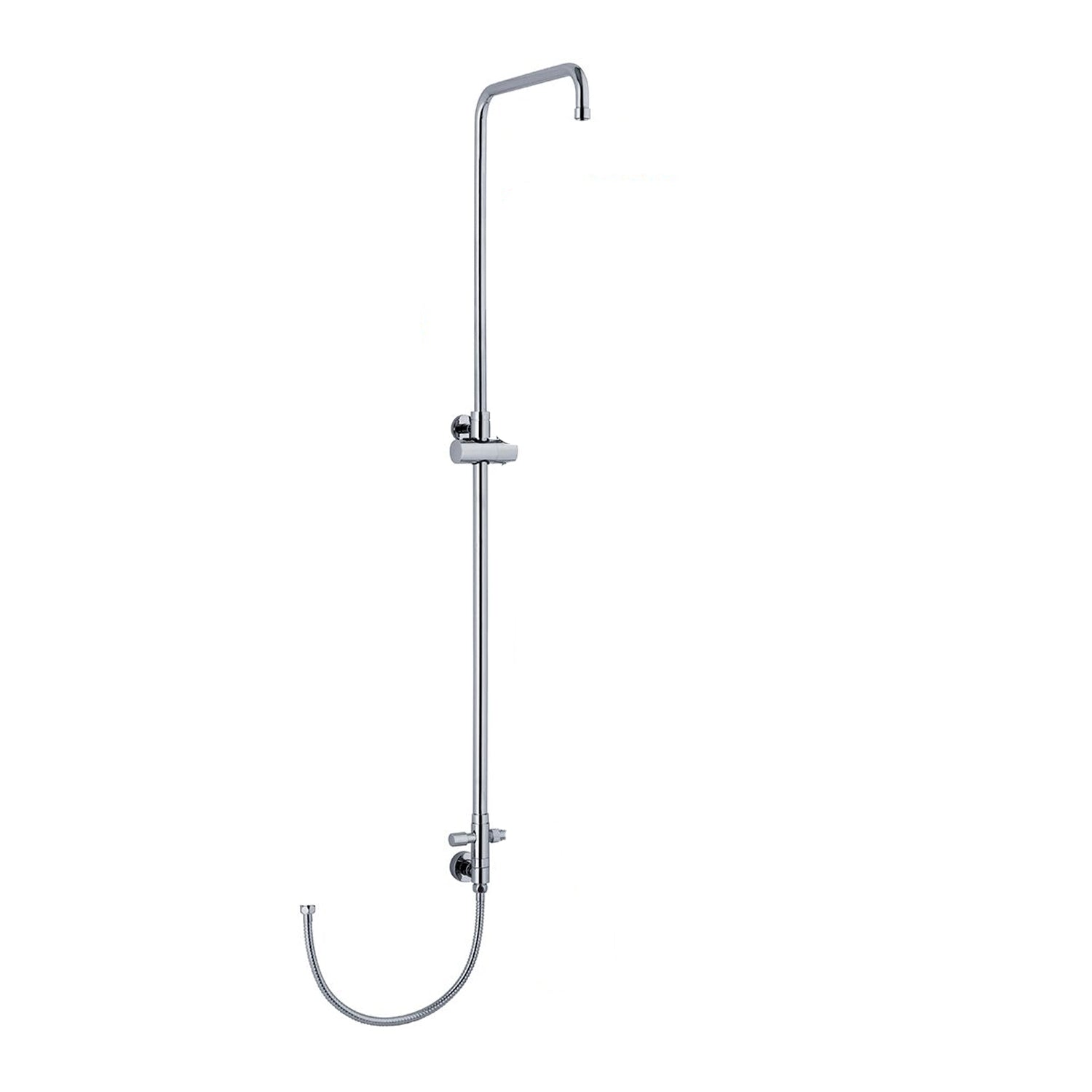  Colonna doccia C40 regolabile con soffione Linz e attacco flessibile by CeramicStore | Lo specialista del tuo bagno