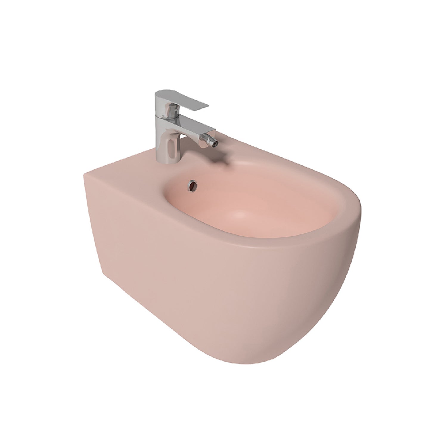 Bidet sospeso Rimless BathCore serie Infinity 53x36