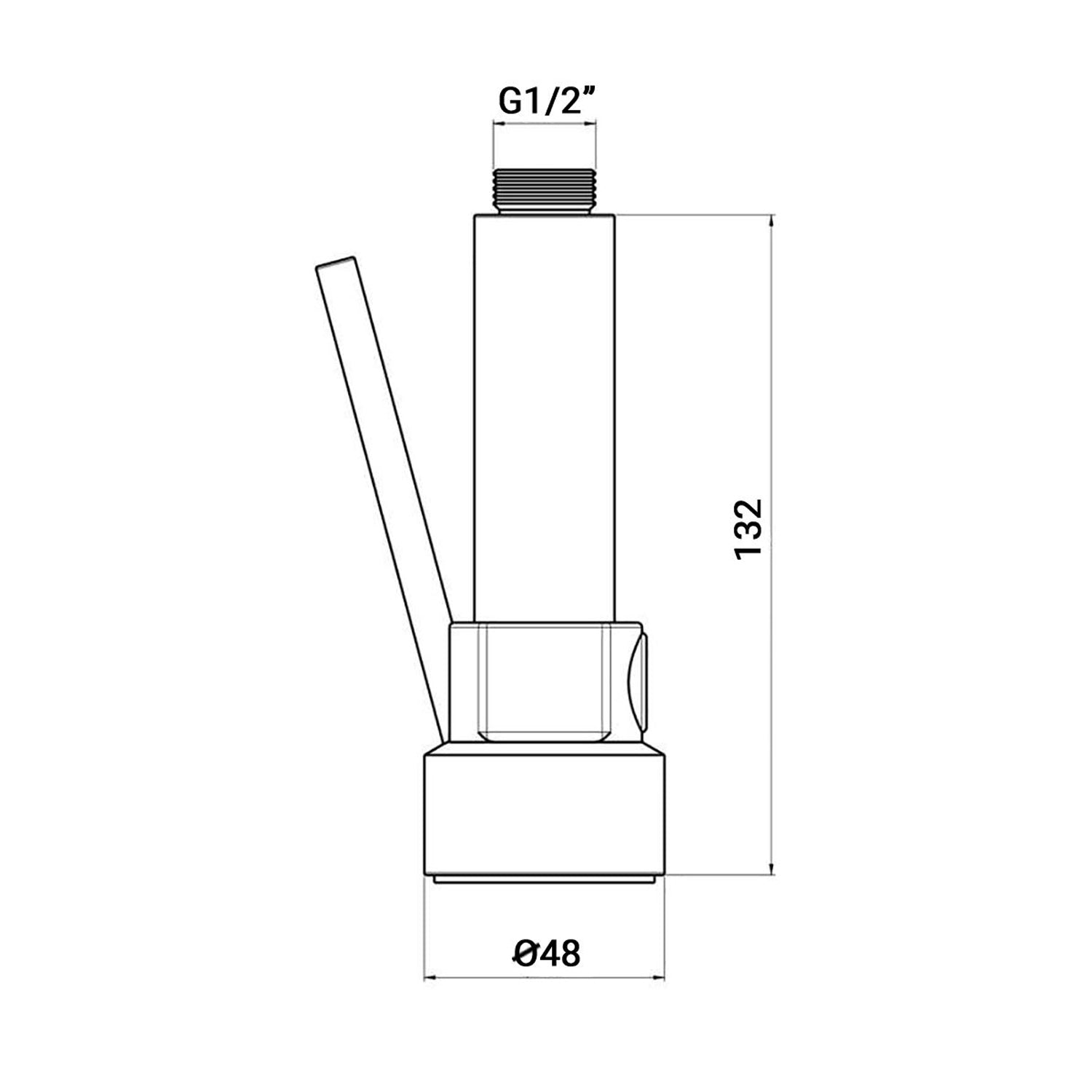  Soffione cucina in ottone attacco 1/2M by CeramicStore | Lo specialista del tuo bagno