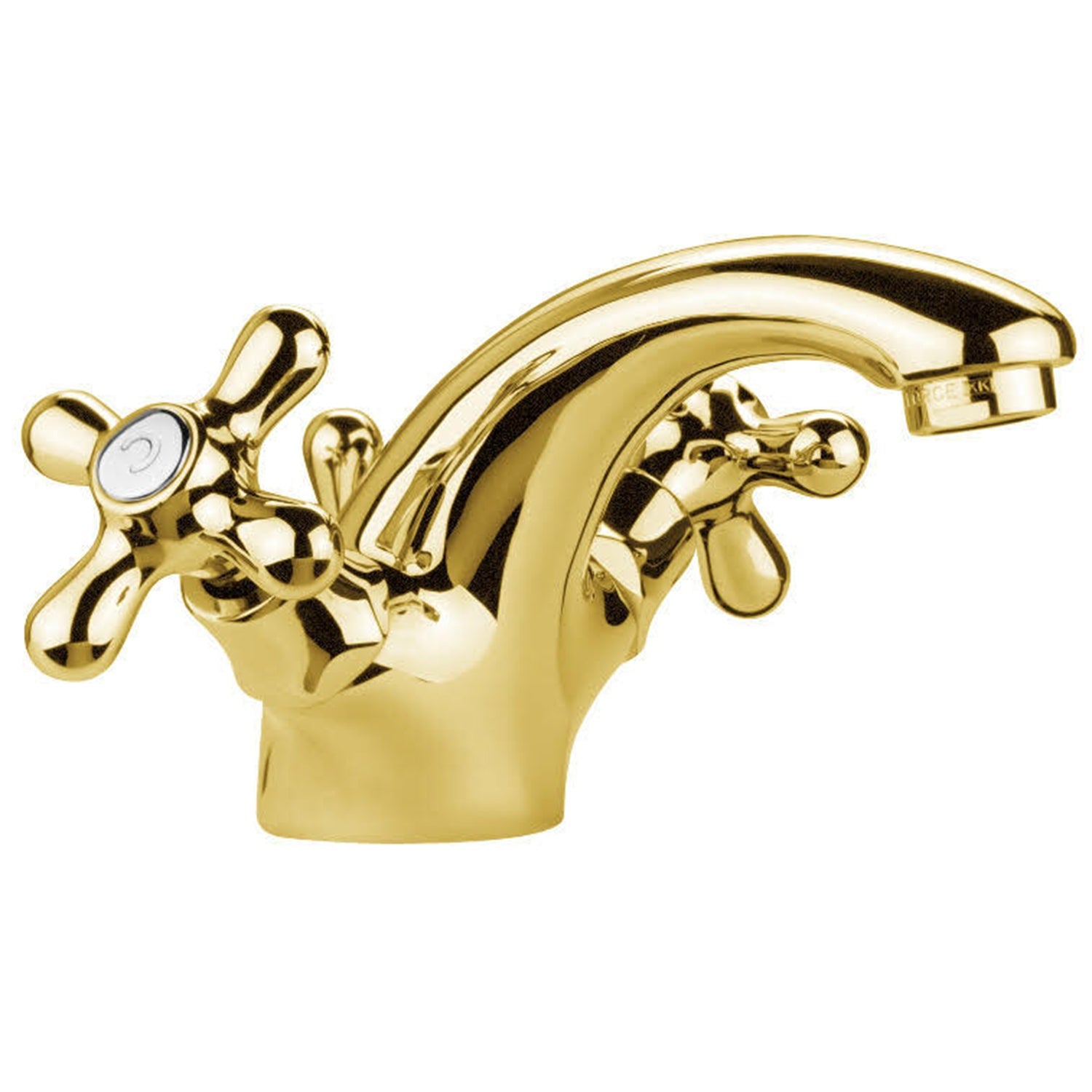 Monoforo lavabo con scarico automatico Paffoni serie Iris - Golden Finish by CeramicStore | Lo specialista del tuo bagno