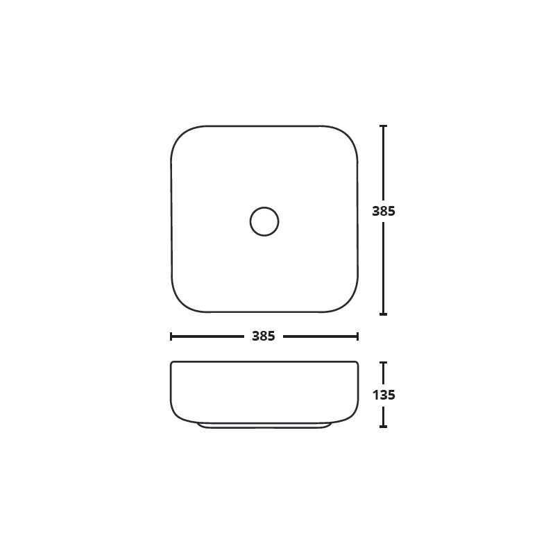  Lavabo da appoggio Althea 38