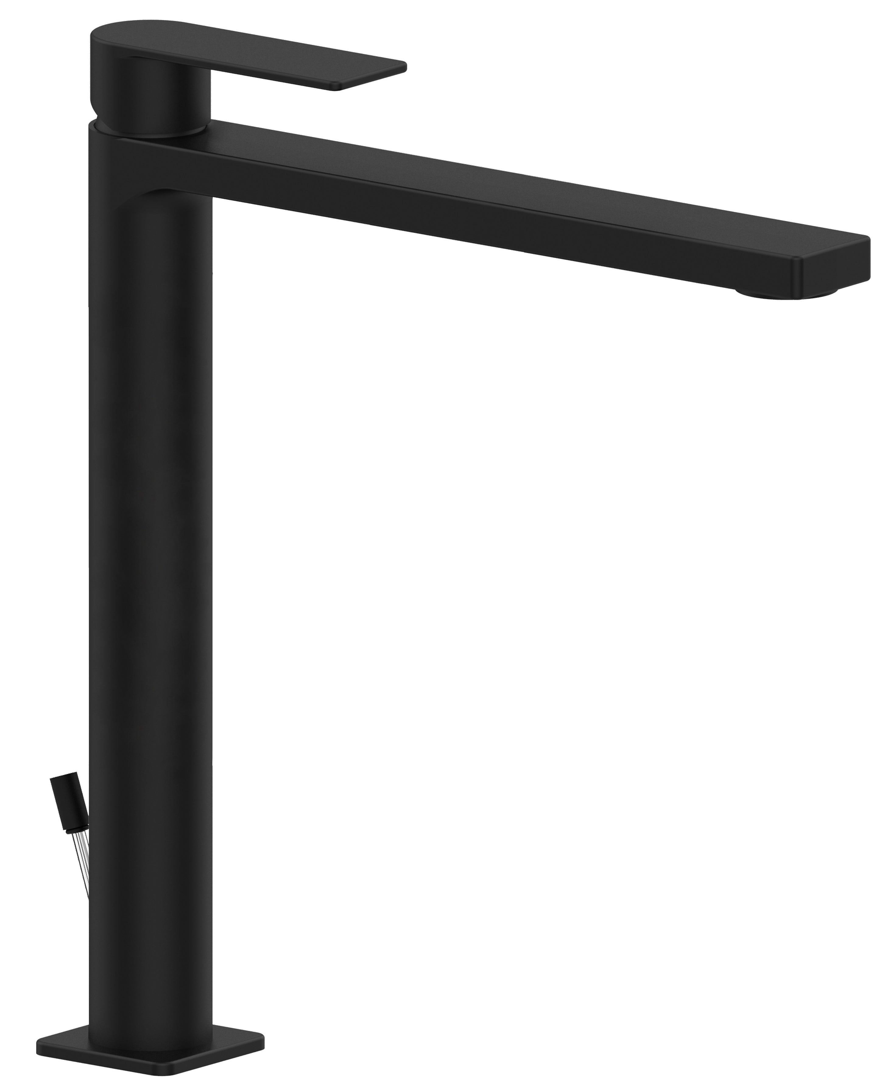 Miscelatore lavabo prolungato con scarico Paffoni serie Tango - Nero Opaco by CeramicStore | Lo specialista del tuo bagno