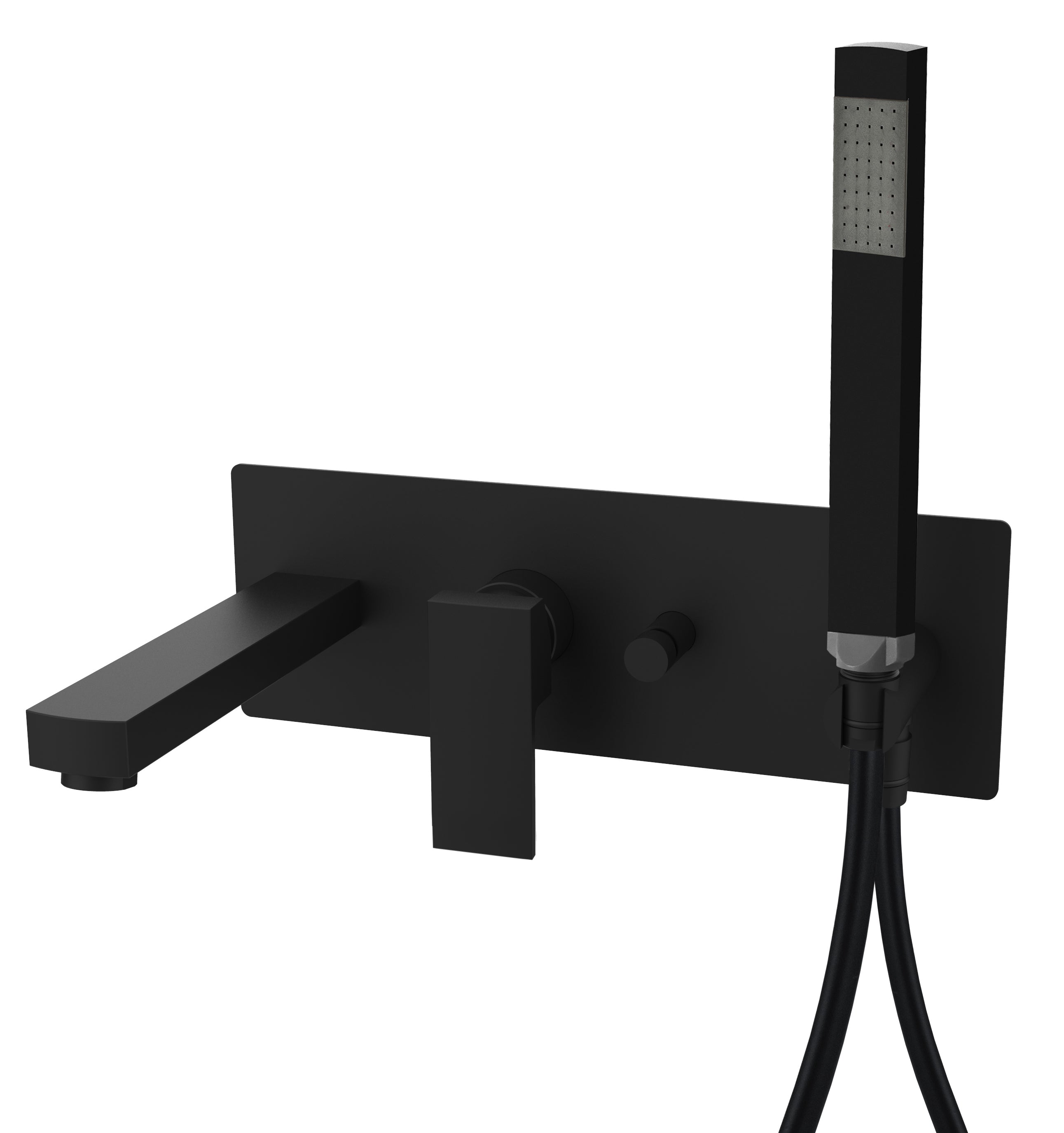 Miscelatore vasca incasso Paffoni serie Elle con set doccia e bocca di erogazione - Nero Opaco by CeramicStore | Lo specialista del tuo bagno