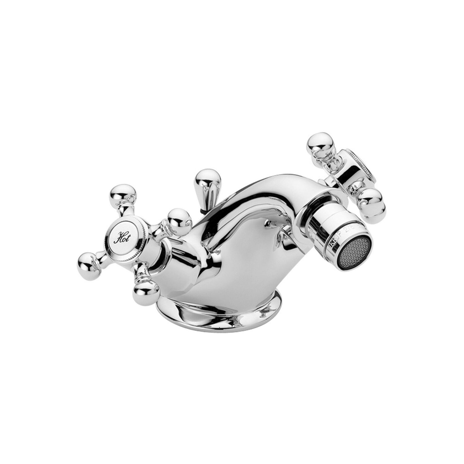 Monoforo bidet Retrà² con scarico automatico Paffoni serie Viola - Cromato by CeramicStore | Lo specialista del tuo bagno