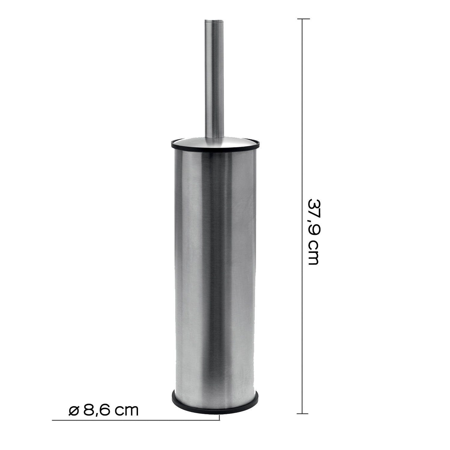  Scopino da appoggio in Acciaio Inox AISI 304 Gedy serie Project - Spazzolato by CeramicStore | Lo specialista del tuo bagno