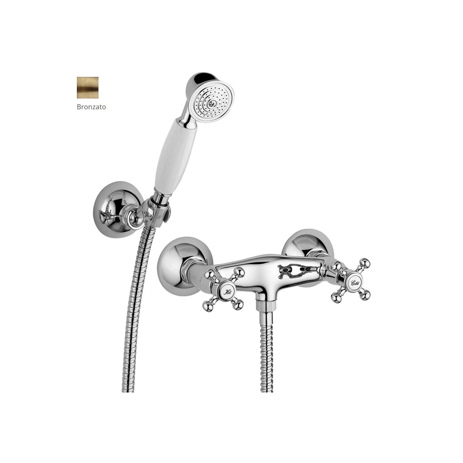 Gruppo doccia Paffoni serie Viola - Bronzato by CeramicStore | Lo specialista del tuo bagno