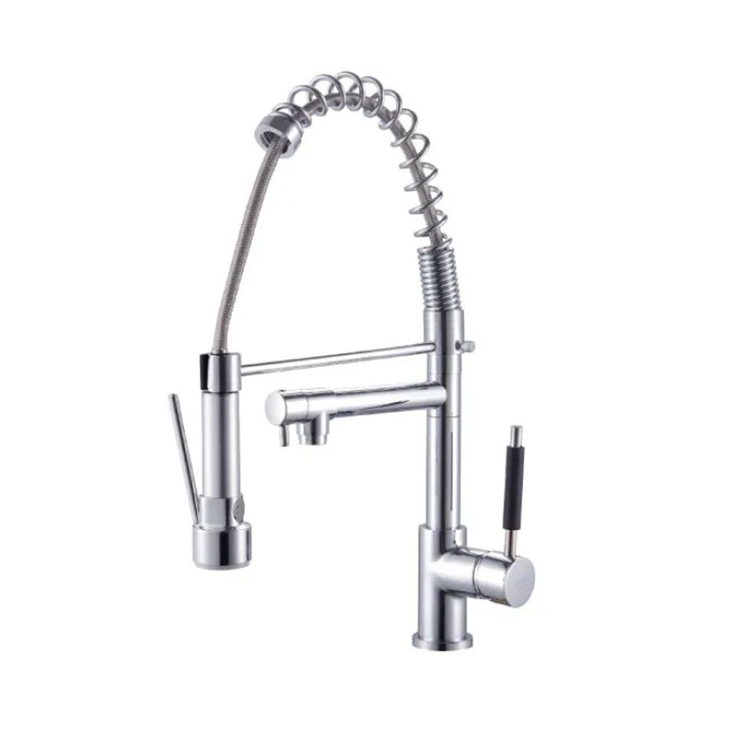 Miscelatore monocomando per lavello Rubiflux Albireo con doccetta e doppia erogazione