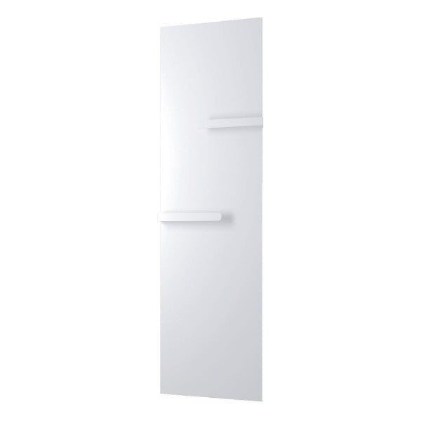 Radiatore termoarredo a pannello verticale con barre portasalviette CSRadiators modello Abbraccio - Bianco 2