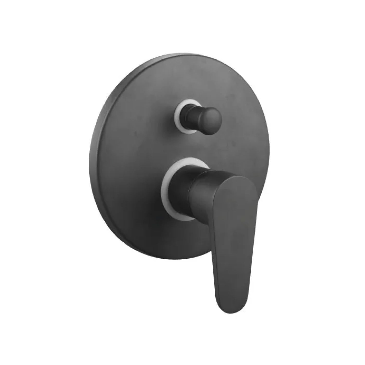 Rubinetto miscelatore monocomando incasso doccia 2 uscite RubiFlux Pink 2.0 - Nero Opaco