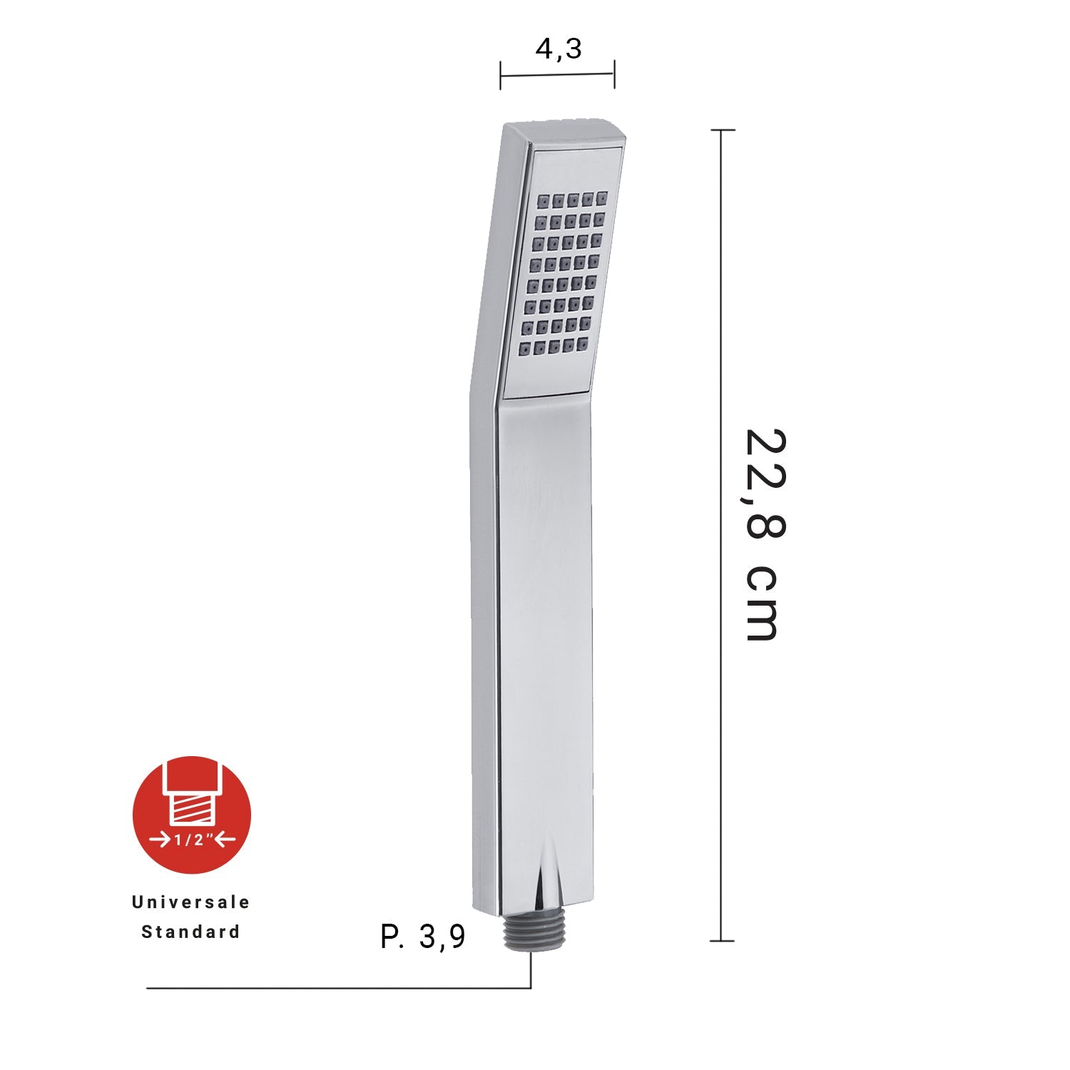  Doccetta 1 getto modello Trendy 02 di Gedy - Cromato by CeramicStore | Lo specialista del tuo bagno