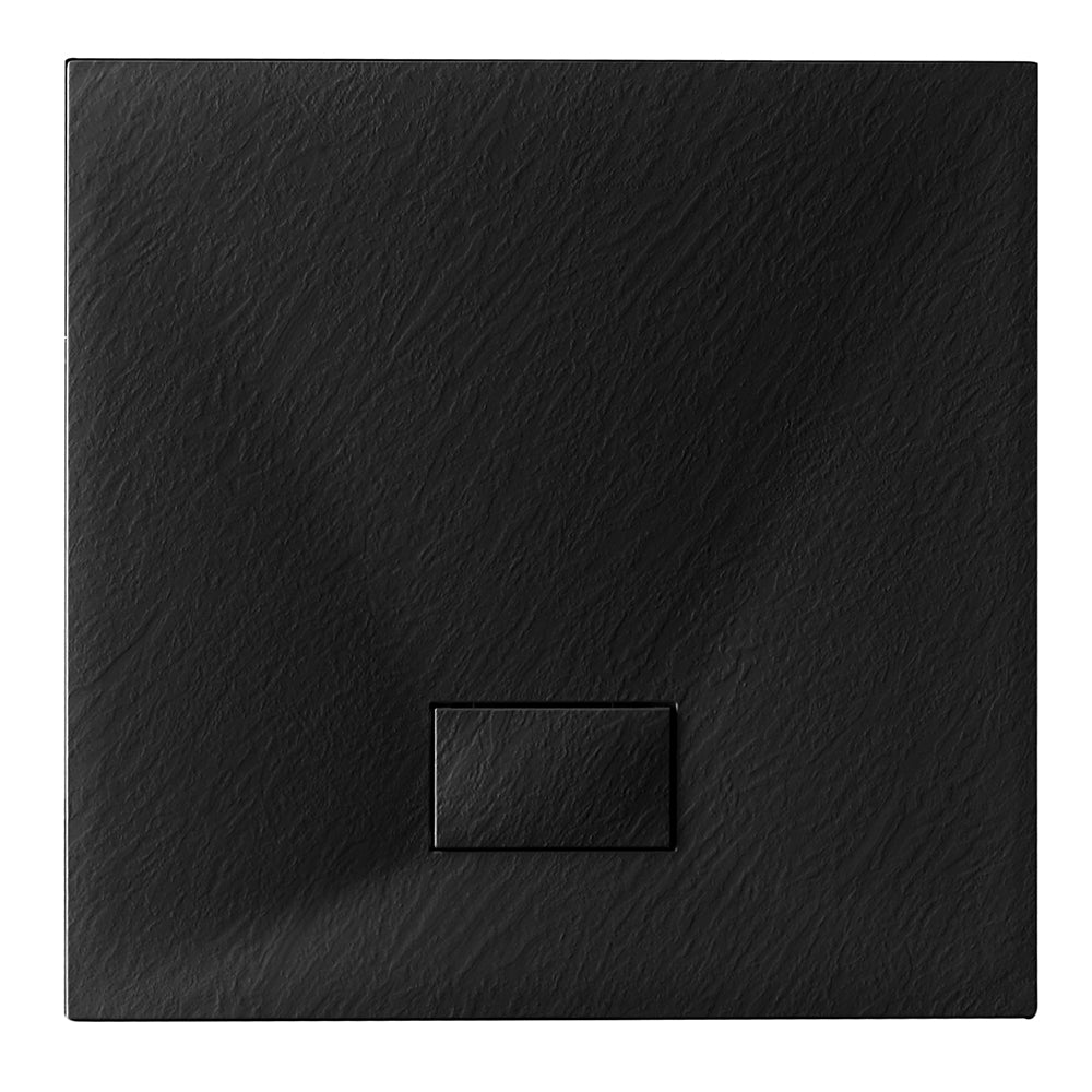 Piatto doccia Stone Essence Slim quadrato 80x80 cm - Nero