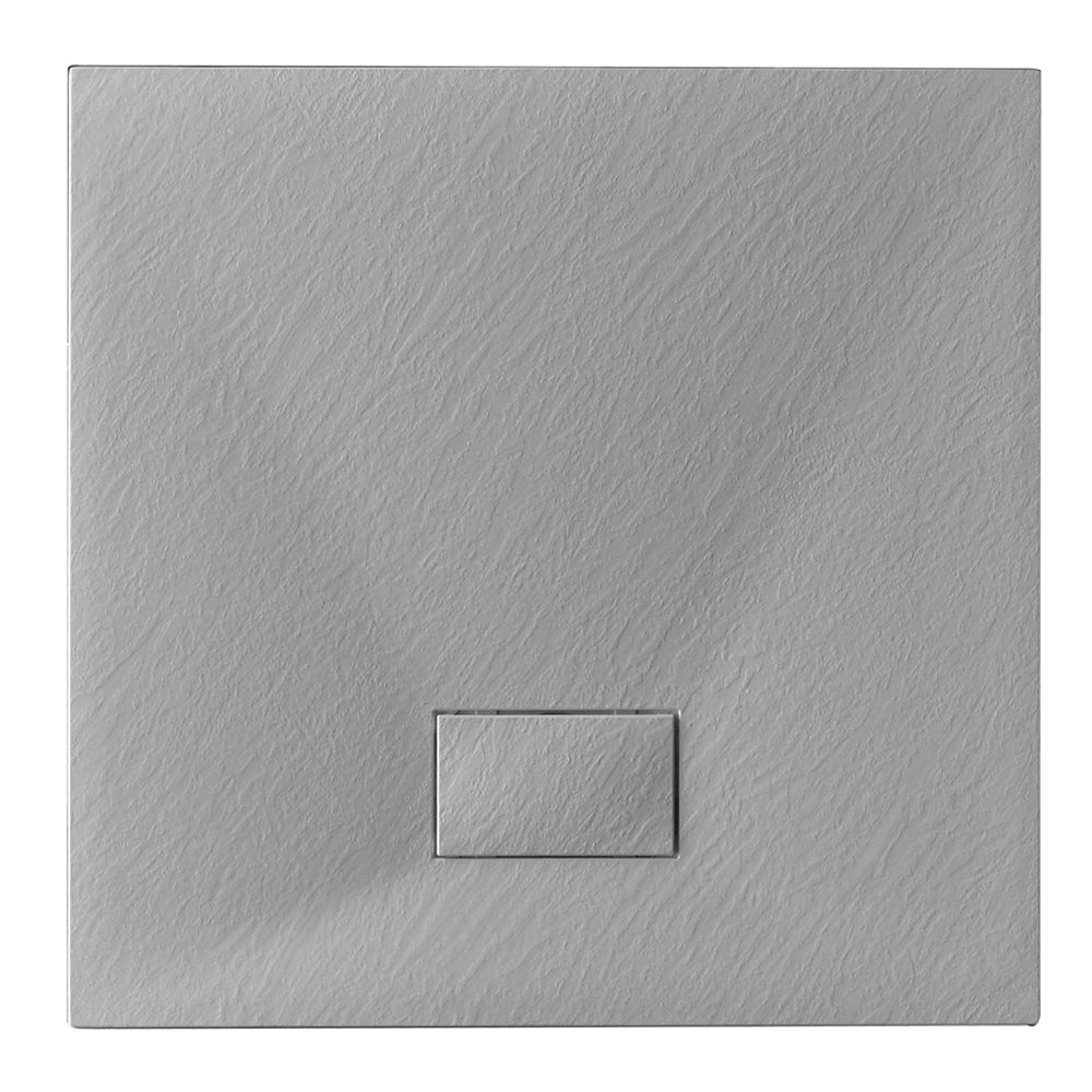 Piatto doccia Stone Essence Slim quadrato 80x80 cm - Grigio