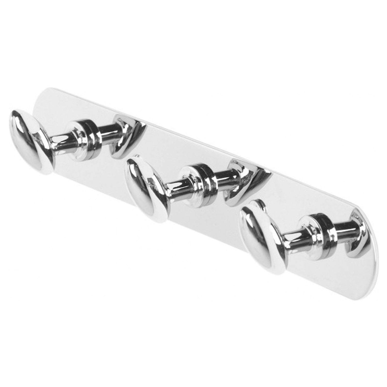 Appendino cromato a 3 ganci in acciaio serie Simply by CeramicStore | Lo specialista del tuo bagno