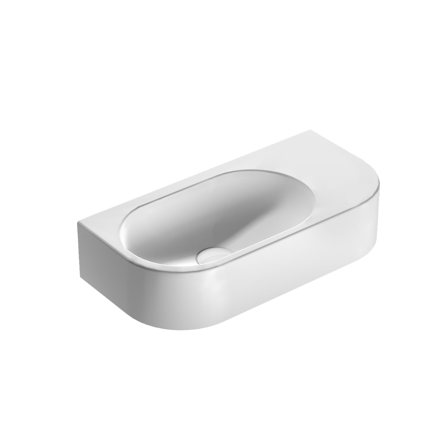 Lavabo Sospeso Ceramica Globo Forty3 55x27 by CeramicStore | Lo specialista del tuo bagno