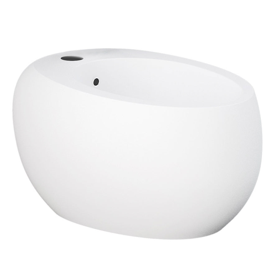  Coppia di sanitari sospesi con wc senza brida modello Cloud di Rak Ceramics compreso coprivaso cm 56 Bianco Opaco