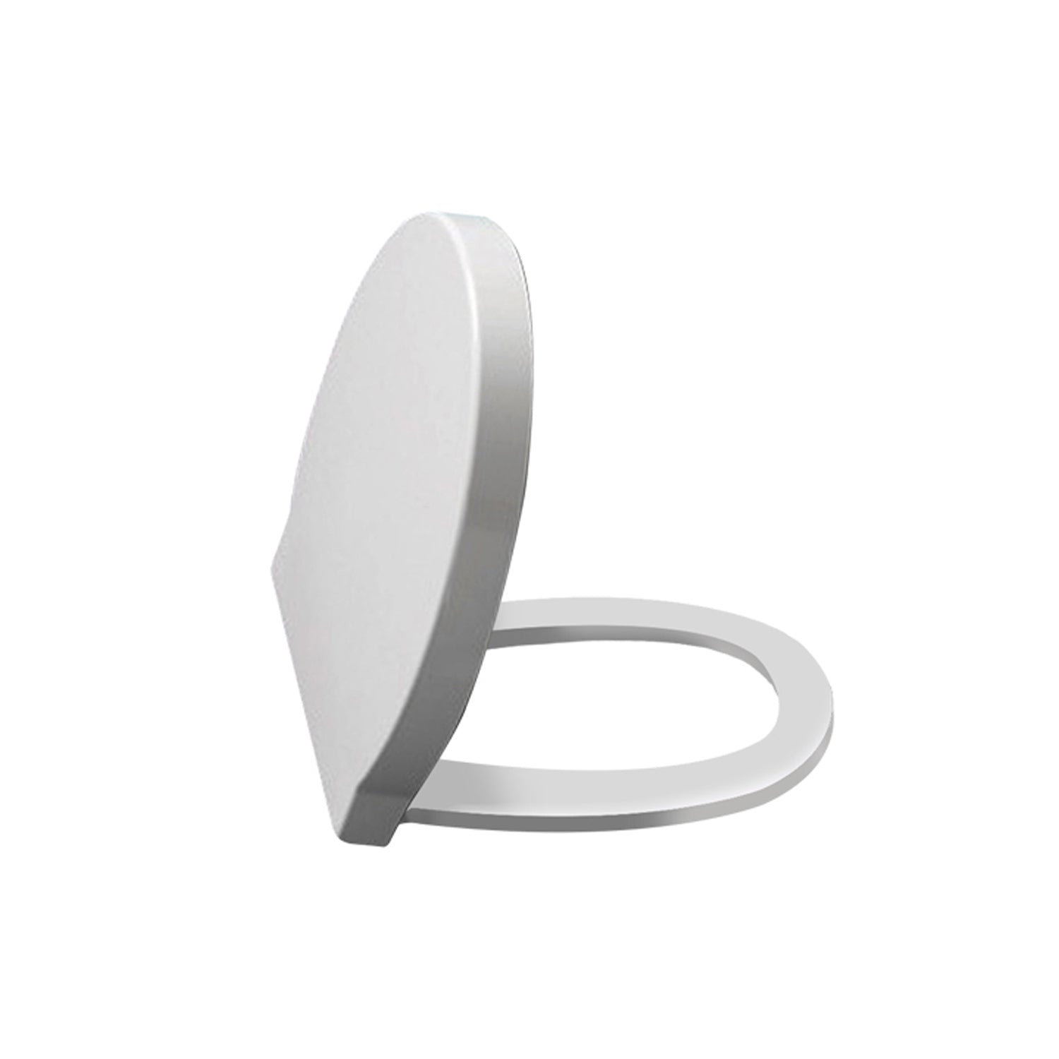  Coppia sanitari filomuro con sedile in termoindurente modello 'Isla' cm 48