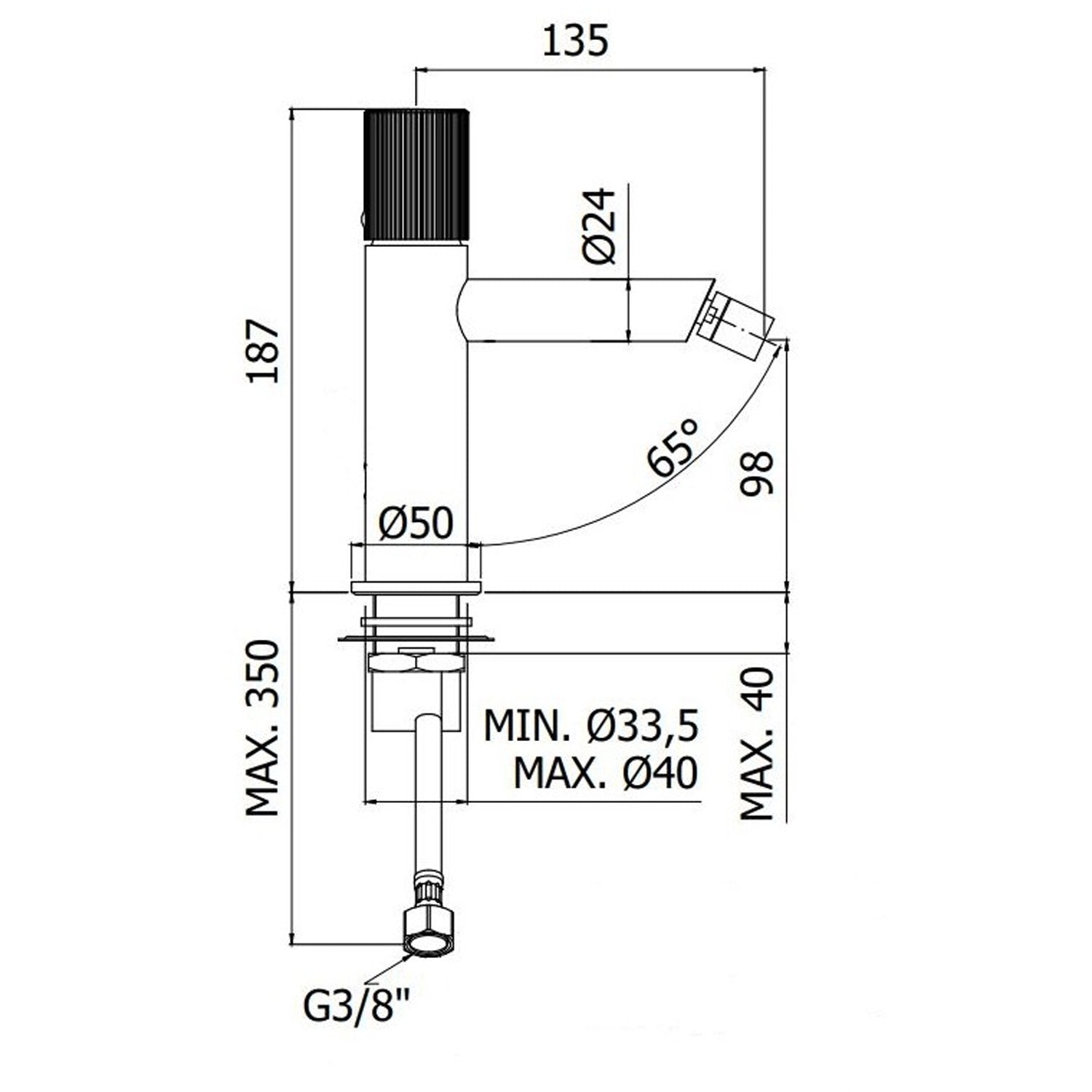 Set di miscelatori lavabo alto-bidet-doccia Paffoni Jo Cromato by CeramicStore | Lo specialista del tuo bagno