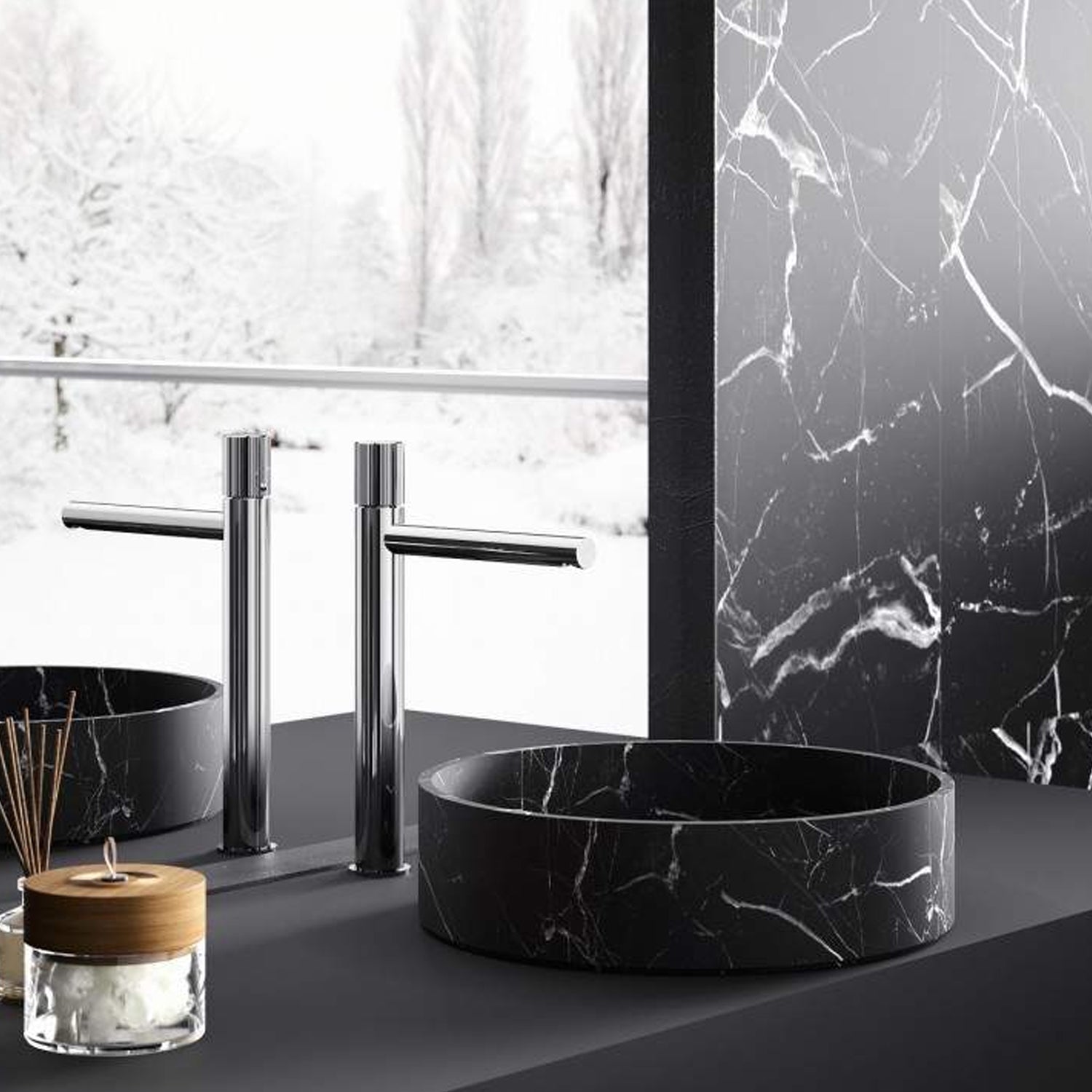  Set di miscelatori lavabo alto-bidet-doccia Paffoni Jo Cromato by CeramicStore | Lo specialista del tuo bagno