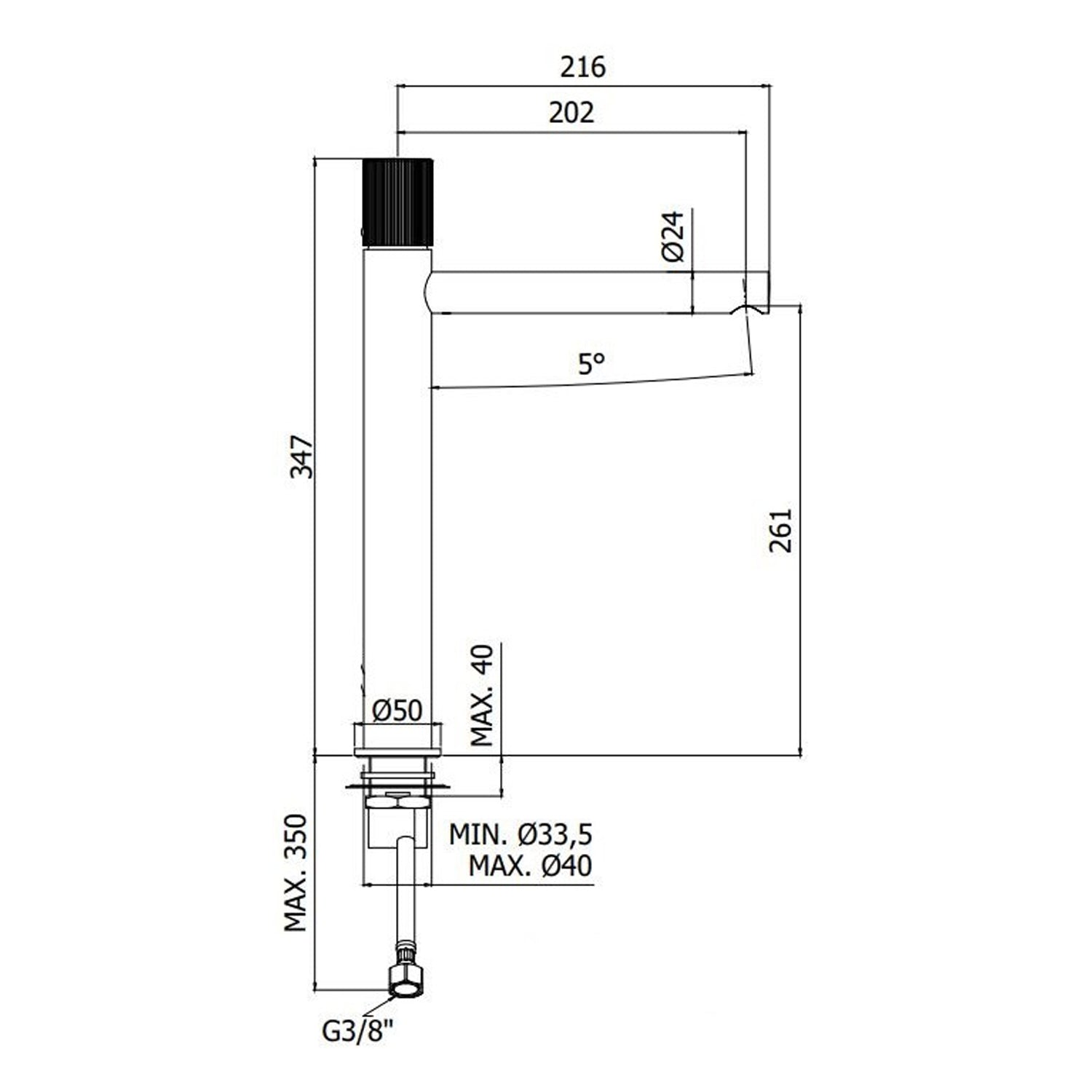  Set di miscelatori lavabo alto-bidet-doccia con deviatore Paffoni Jo Cromato by CeramicStore | Lo specialista del tuo bagno