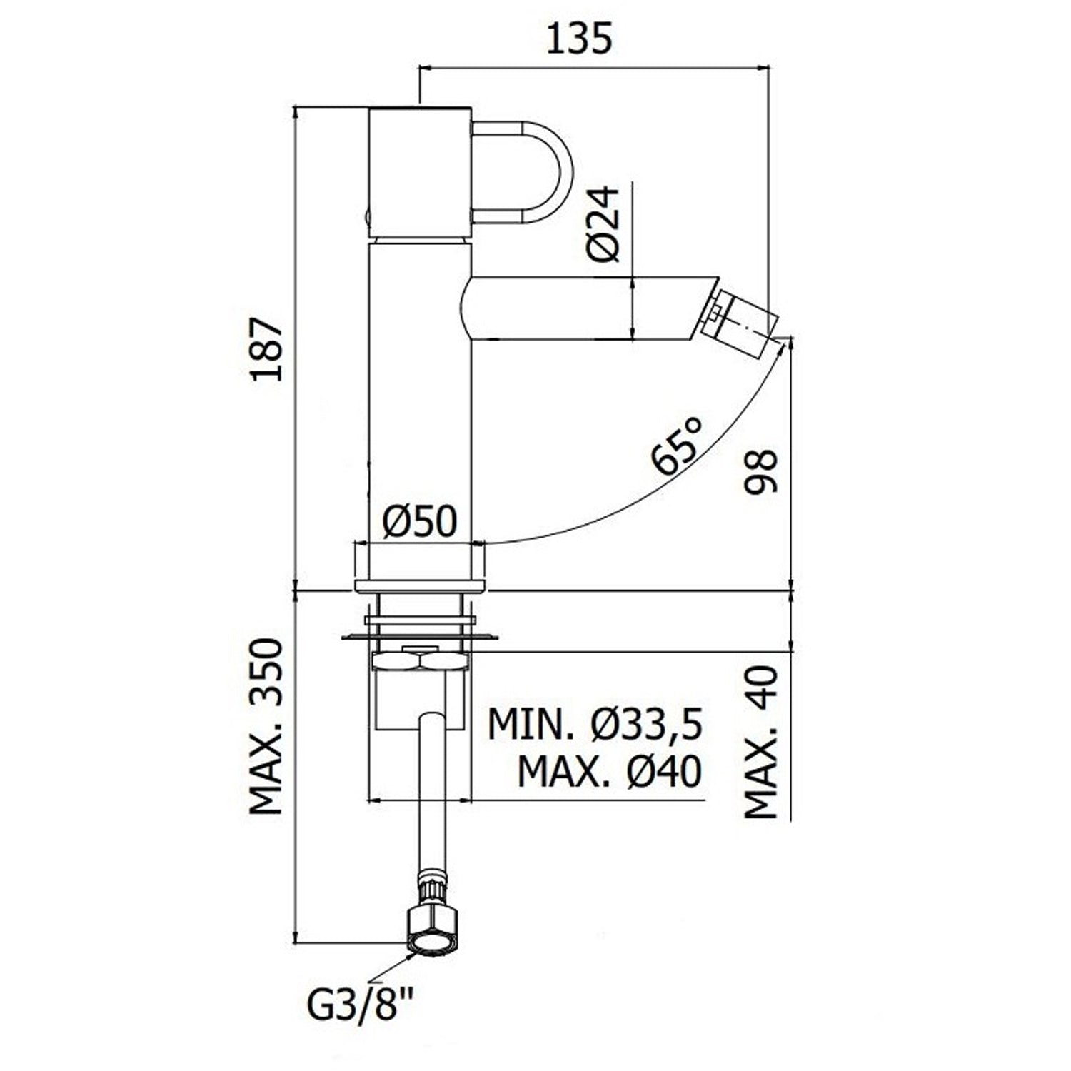  Set di miscelatori lavabo alto e bidet con scarico click clack Paffoni Jocker cromato by CeramicStore | Lo specialista del tuo bagno
