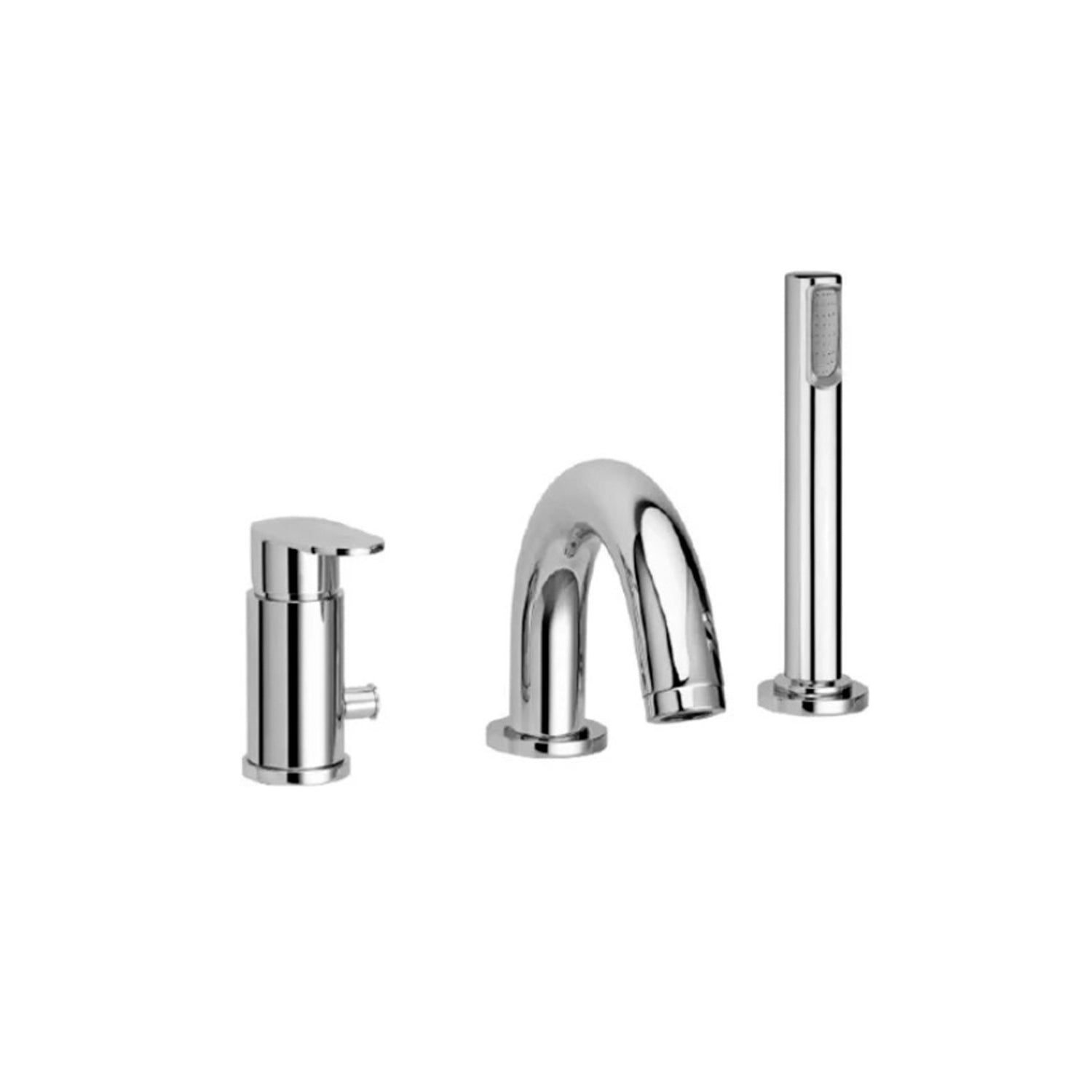 Miscelatore per bordo vasca con bocca di erogazione Paffoni Candy CA040CR by CeramicStore | Lo specialista del tuo bagno