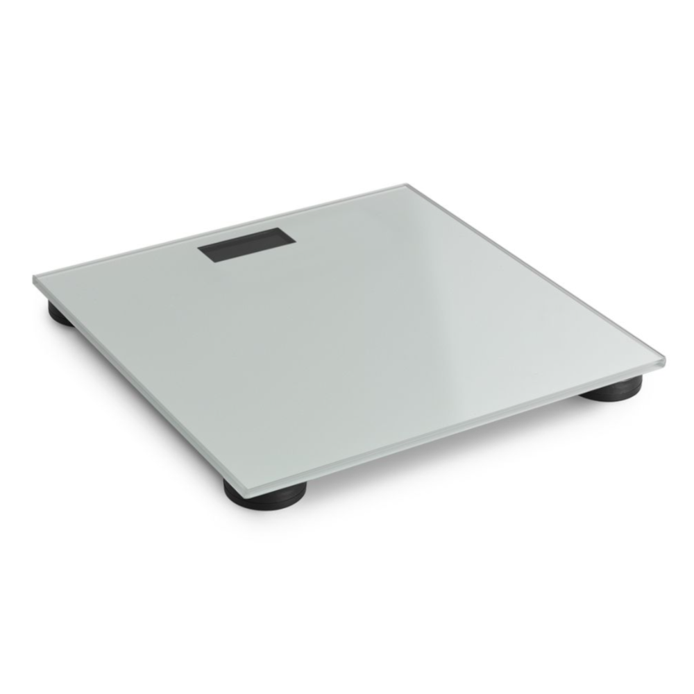 Bilancia pesapersone 28x28cm in vetro bianco collezione CRYSTAL a marchio GEDY by CeramicStore | Lo specialista del tuo bagno