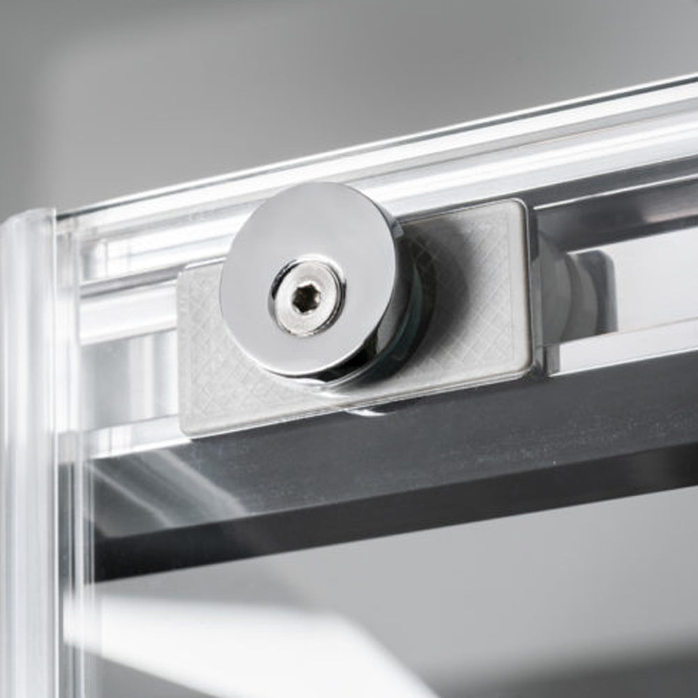  Box doccia rettangolare con apertura scorrevole verso destra cm 120x80 modello Lauren in cristallo temperato mm 8- Altezza maggiorata cm 210 by CeramicStore | Lo specialista del tuo bagno