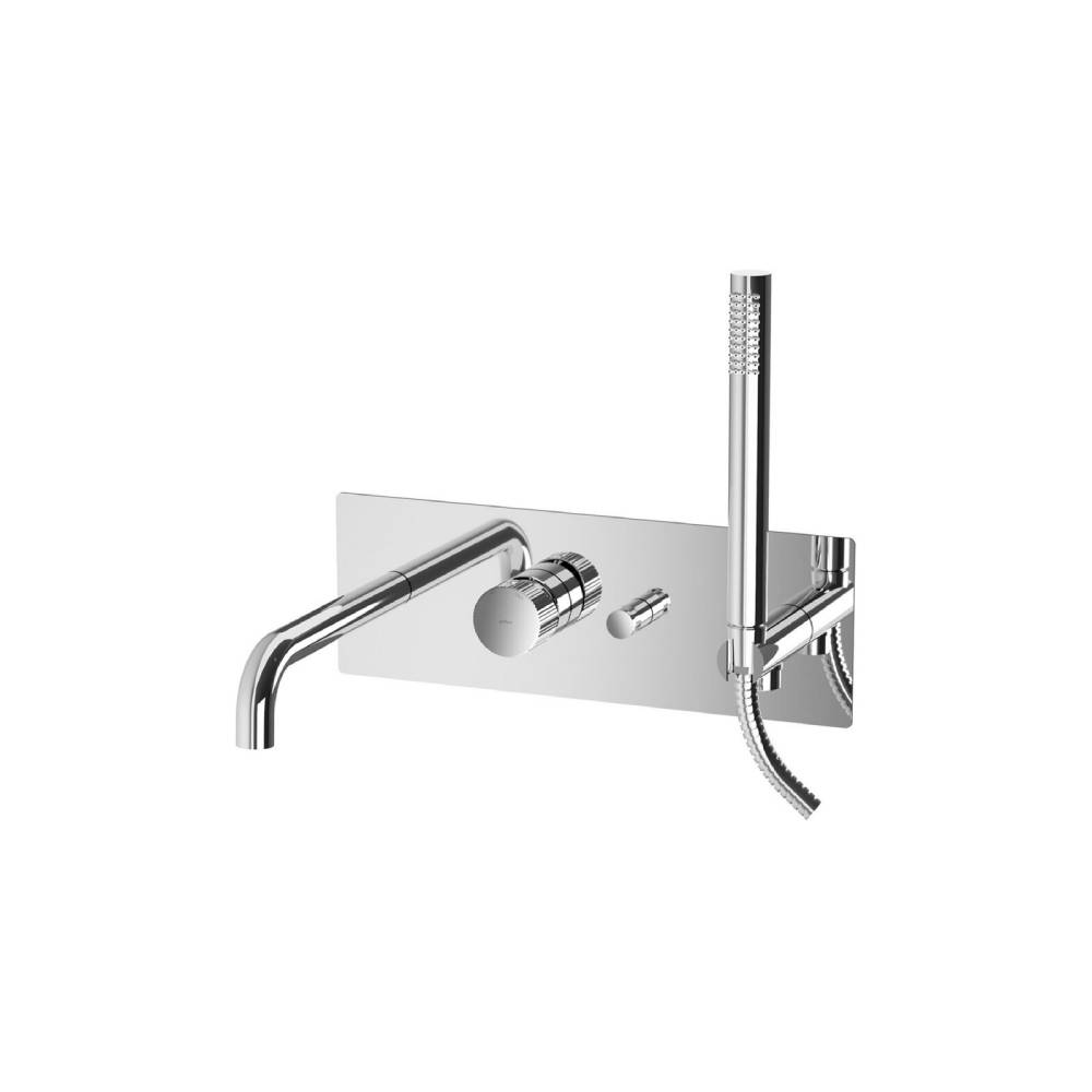 Miscelatore Vasca Ad Incasso Con Deviatore Bocca Erogazione 2 Uscite Cromo by CeramicStore | Lo specialista del tuo bagno