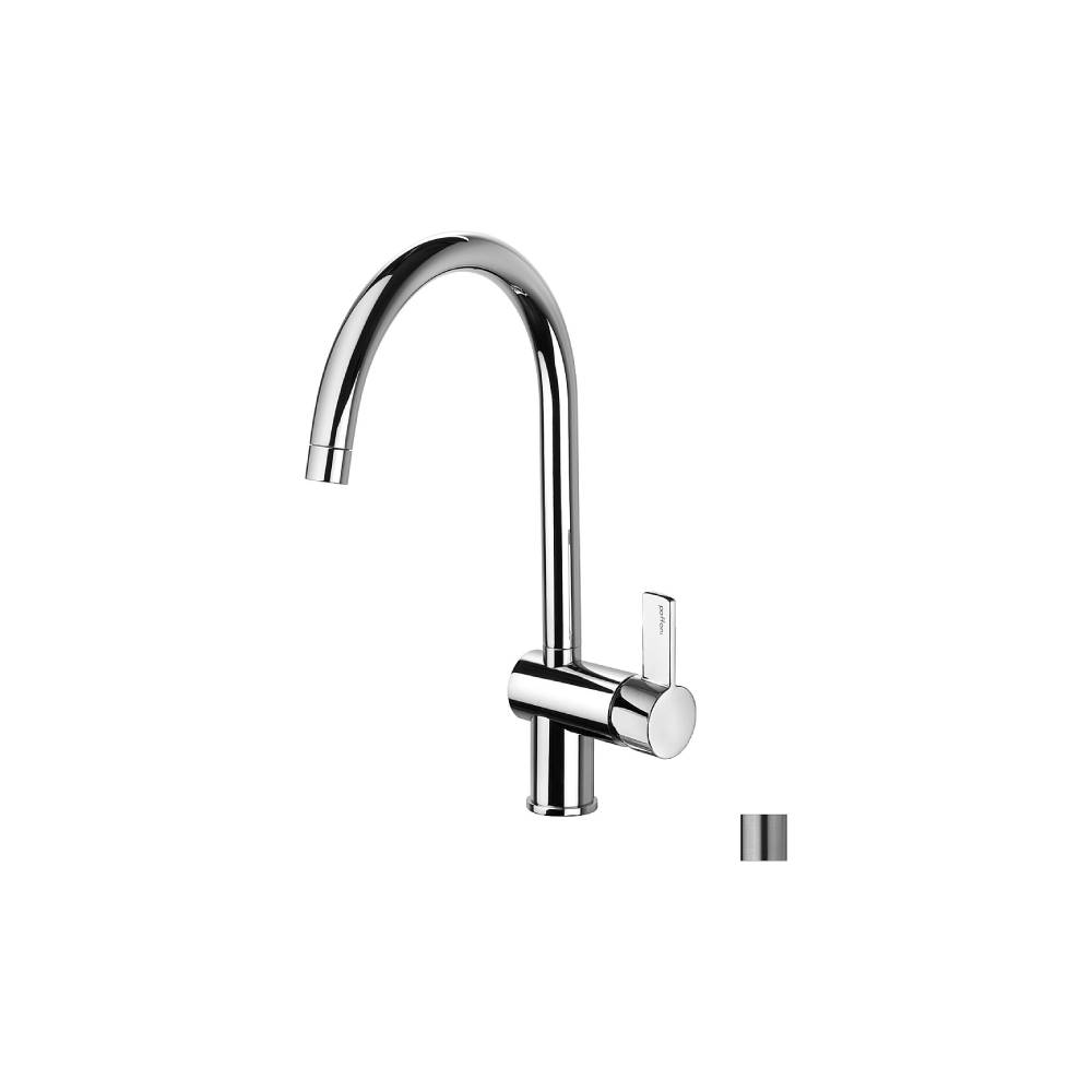 Miscelatore cucina serie Rock modello RO180ST Steel looking Paffoni by CeramicStore | Lo specialista del tuo bagno