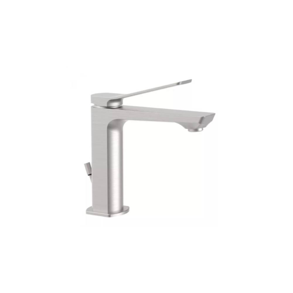 Miscelatore lavabo con scarico automatico serie Tilt modello TI075ST steel looking Paffoni. by CeramicStore | Lo specialista del tuo bagno