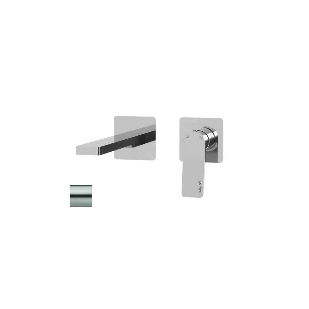Miscelatore ad incasso per lavabo serie Tilt modello TI106ST70 steel looking Paffoni by CeramicStore | Lo specialista del tuo bagno