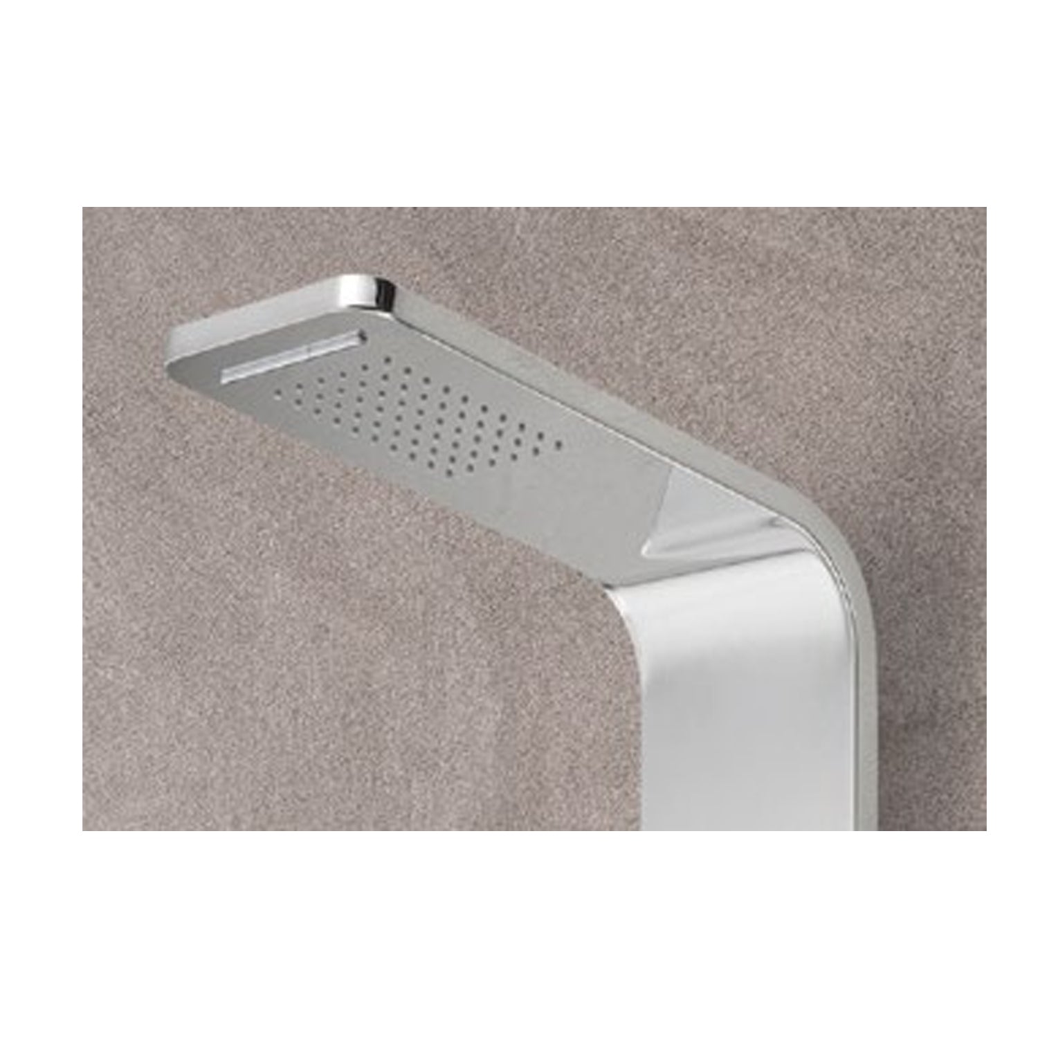 Pannello doccia idromassaggio Monte Grappa acciaio inox effetto specchio con cascata 5