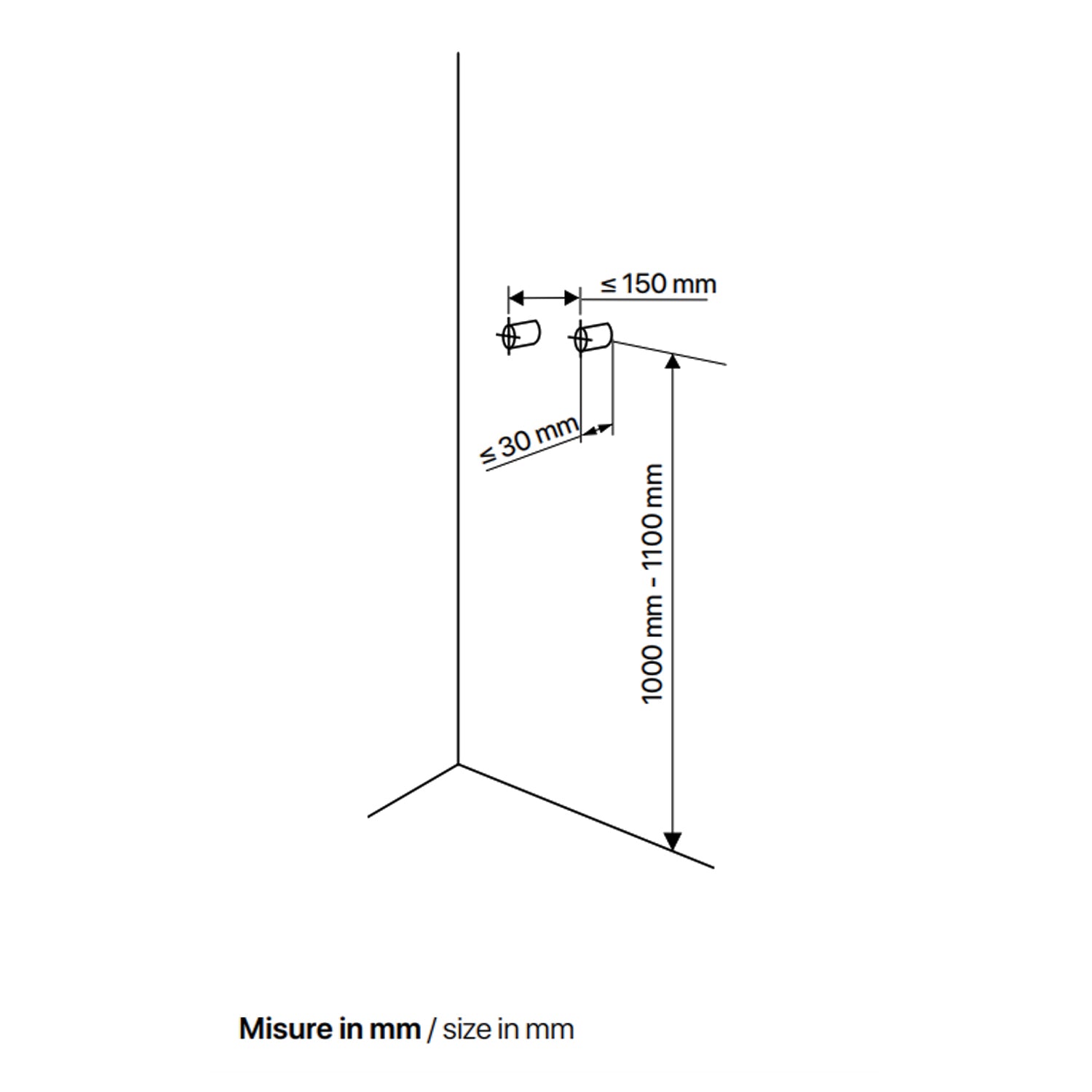 Pannello Doccia Idromassaggio in acciaio Inox Spazzolato modello Smeraldo 6