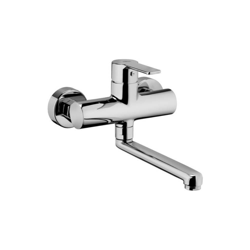 Miscelatore lavello muro canna piatta serie Red modello RED161CR cromato Paffoni by CeramicStore | Lo specialista del tuo bagno