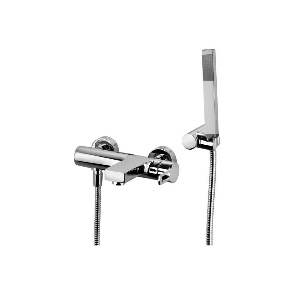 Miscelatore vasca con duplex supporto riposo serie Ringo modello RIN026CR cromo Paffoni by CeramicStore | Lo specialista del tuo bagno